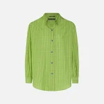 siedr s senia green striped shirt - KITH-SHOP