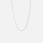 silver figaro chain necklace by tom wood - KITH-SHOP