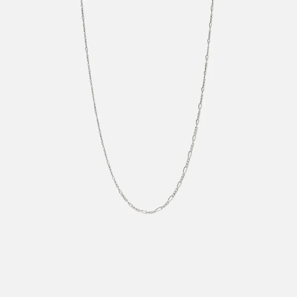 silver figaro chain necklace by tom wood - KITH-SHOP