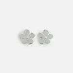 silver simo earrings by eliou - KITH-SHOP