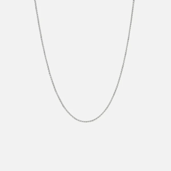 silver spike chain necklace by tom wood 20 5 inches - KITH-SHOP