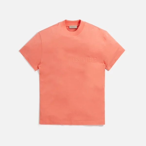 soft coral essentials tee comfortable everyday wear - KITH-SHOP