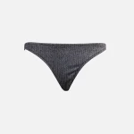 solid striped rachel bikini bottom in blackout - KITH-SHOP