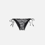 solid striped tenley bottom in zebra print - KITH-SHOP