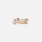 spinelli kilcollin raneth mx 3 link ring in silver and yellow gold - KITH-SHOP