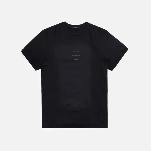 stampd ahs logo t shirt black - KITH-SHOP