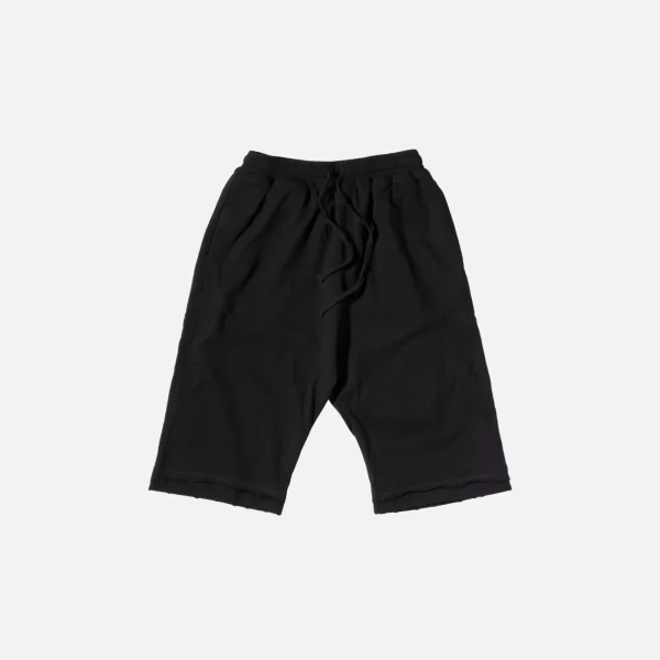 stampd black glass chains sweat short - KITH-SHOP