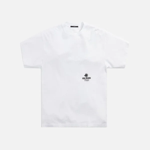 stampd island time relaxed fit tee white - KITH-SHOP