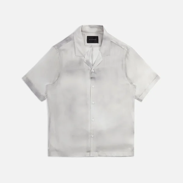 stampd light cloud camp collar button down shirt - KITH-SHOP