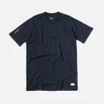 stampd mock neck pocket tee in navy - KITH-SHOP