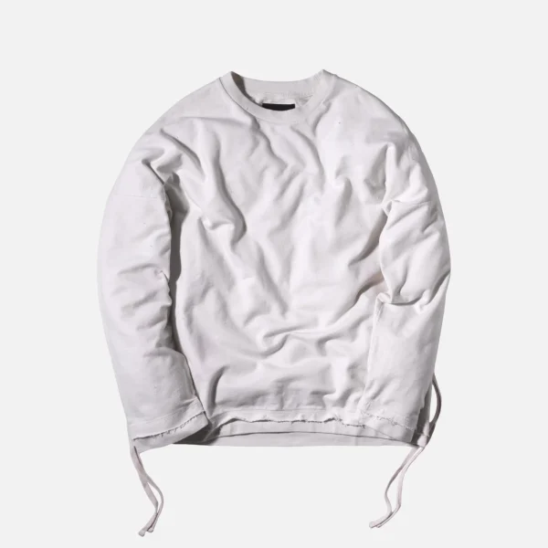 stampd muslin crewneck with glass chains - KITH-SHOP