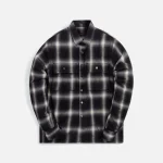 stampd shadow plaid mason shirt - KITH-SHOP