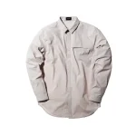 stampd storm dress shirt in grey - KITH-SHOP