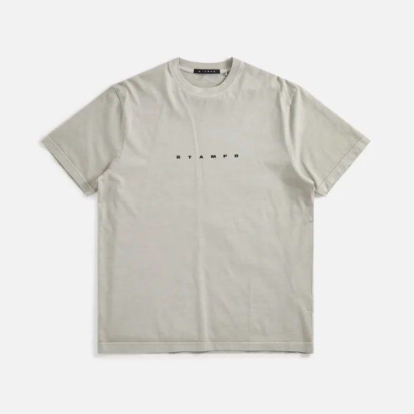 stampd strike logo perfect tee in fog - KITH-SHOP