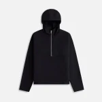 stampd terry anorak in black - KITH-SHOP