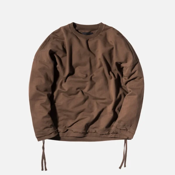 stampd tobacco glass chains crewneck sweatshirt - KITH-SHOP