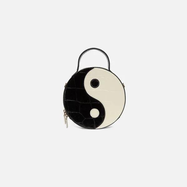 staud yin yang soft black crossbody bag - KITH-SHOP