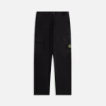 stone island black cargo pants 1 - KITH-SHOP