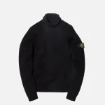 stone island black knit turtleneck sweater - KITH-SHOP