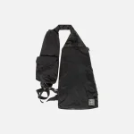 stone island black nylon garment dyed rucksack - KITH-SHOP