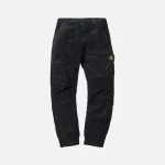 stone island black nylon metal track pants - KITH-SHOP