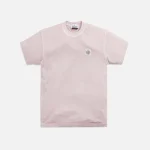 stone island fissato garment dyed cotton jersey tee rose - KITH-SHOP