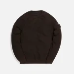 stone island ghost sweatshirt in dark brown - KITH-SHOP