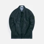 stone island membrana 3l tc technical overshirt black - KITH-SHOP