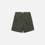 stone island metal nylon garment dyed sage swim shorts - KITH-SHOP