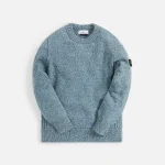 stone island multicolor lambswool knit crewneck sweater vibrant edition - KITH-SHOP