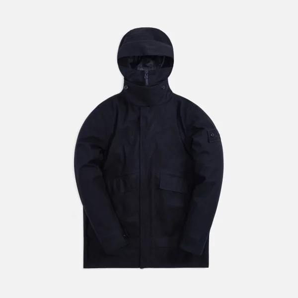 stone island navy ghost real down jacket - KITH-SHOP