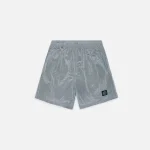 stone island nylon metal garment dyed swim shorts light green - KITH-SHOP