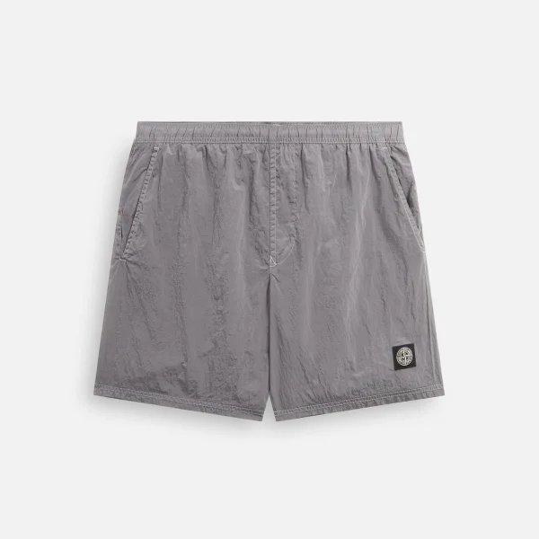 stone island nylon metal swim shorts dust - KITH-SHOP