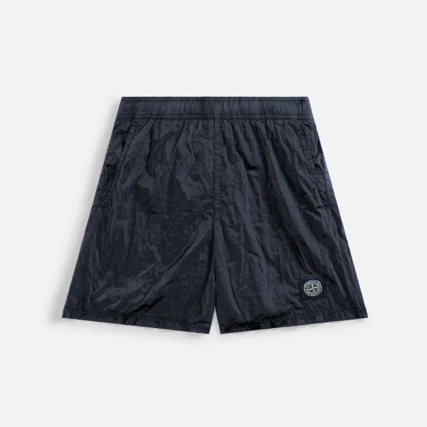 stone island nylon metal swim shorts in charcoal - KITH-SHOP