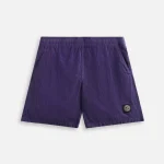 stone island nylon metal swim shorts in lavender - KITH-SHOP