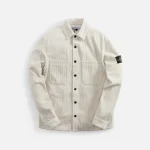 stone island plaster cotton corduroy overshirt - KITH-SHOP