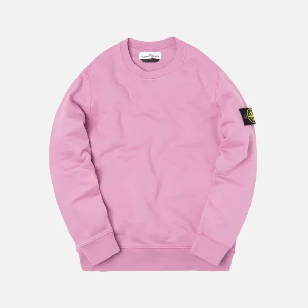 stone island rose quartz crewneck sweatshirt - KITH-SHOP