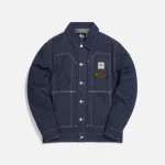 stussy 1017 alyx 9sm denim jacket blue - KITH-SHOP