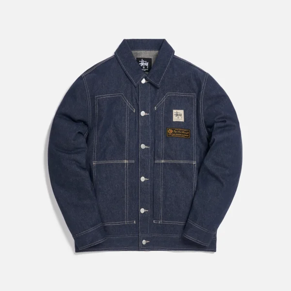 stussy 1017 alyx 9sm denim jacket blue - KITH-SHOP