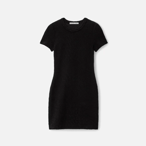 t by alexander wang black crew neck dress - KITH-SHOP