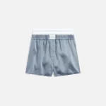 t by alexander wang oxford blue logo elastic boxer shorts set - KITH-SHOP