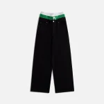 t by alexander wang prestyled trilayer 5 pocket black jeans - KITH-SHOP