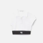 t by alexander wang white cheerleader polo top - KITH-SHOP