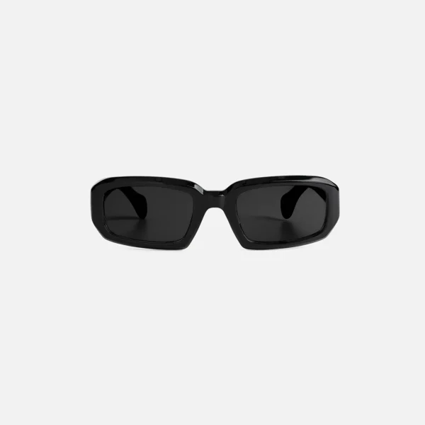 tanger mektoub black acetate eyeglasses with black lenses - KITH-SHOP