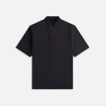 teatora doctoroid snap polo shirt black - KITH-SHOP