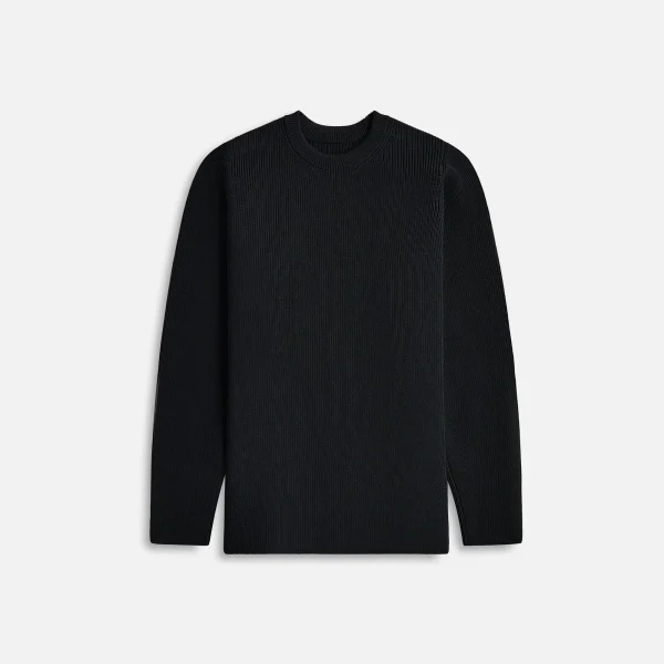 teatora knit crew 7g deltapeak hoverlayer in navy - KITH-SHOP