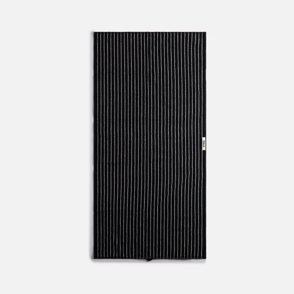 tekla bath towel in black stripes - KITH-SHOP