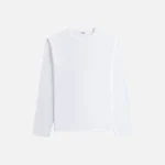 tekla long sleeve sleep tee in white - KITH-SHOP