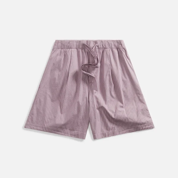 tekla pleated short in mauve stripe - KITH-SHOP