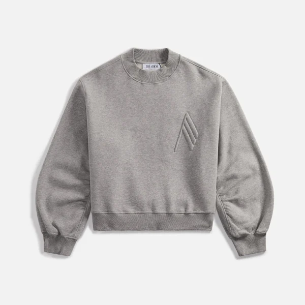 the attico melange grey sweatshirt - KITH-SHOP